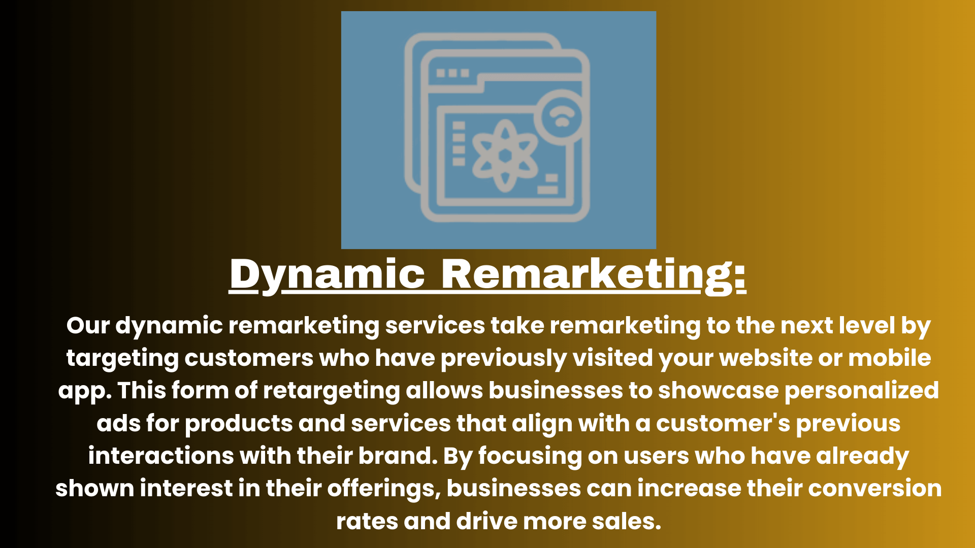 Dynamic Remarketing